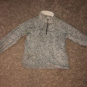 Fuzzy warm fashionable coat